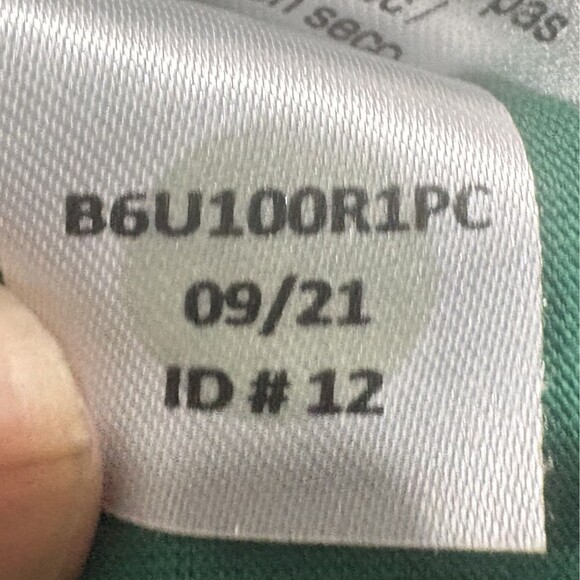 Psycho Bunny T-Shirt Mens Green Pima Cotton V Neck Short Sleeve Casual Tee M 4 - Picture 9 of 9